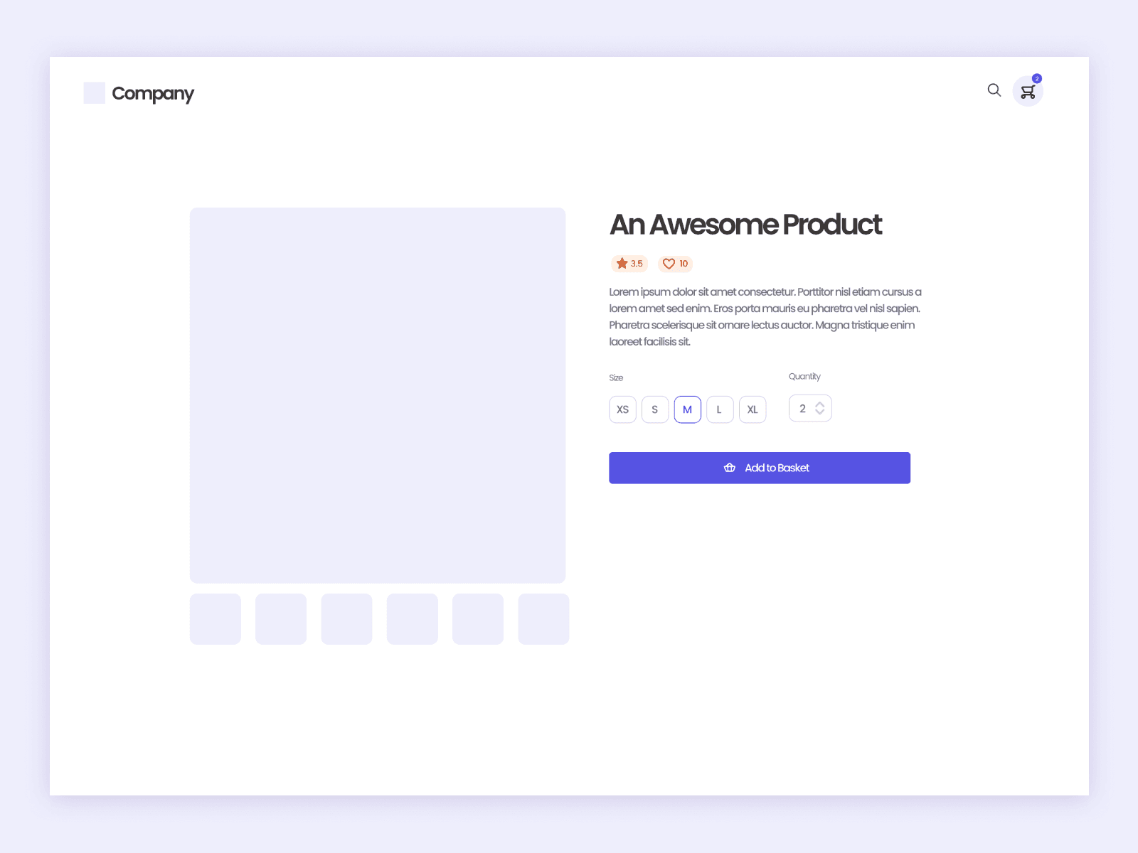 Product Page